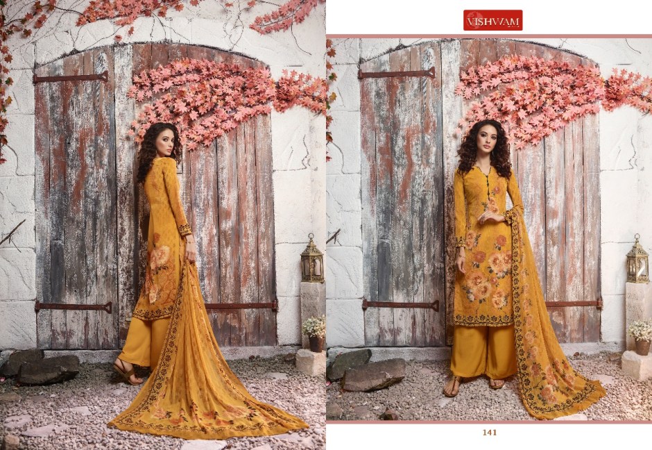 Cappuccino Vol-3 By Vishwam Fabrics 131 To 142 Series Beautiful Stylish Fancy Colorful Casual & Party Wear & Ethnic Wear Collection Crepe Printed Dresses At Wholesale Price