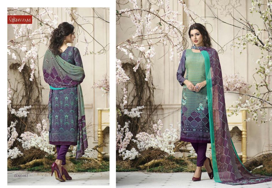 Cappuccino Vol-1 By Vishwam Fabrics 101 To 112 Series Beautiful Stylish Fancy Colorful Casual & Party Wear & Ethnic Wear Collection Crepe Printed Dresses At Wholesale Price