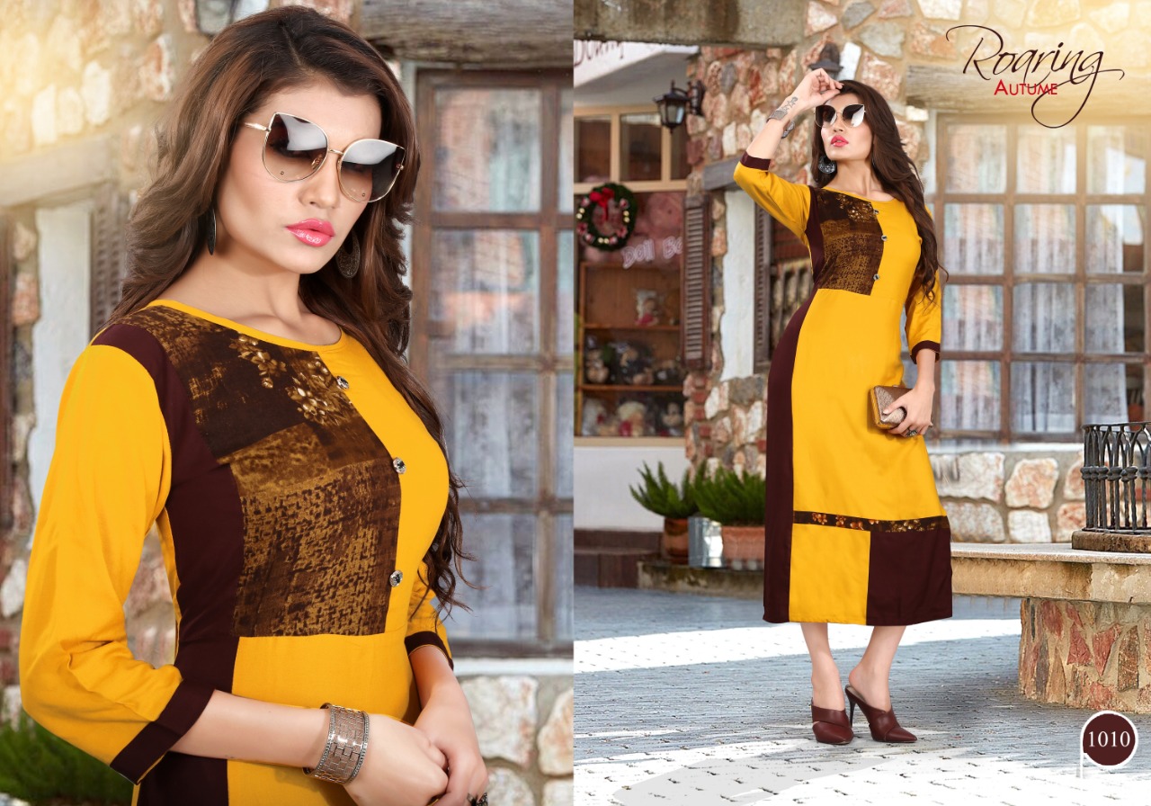Casino By Sb Trendz 1009 To 1016 Series Beautiful Colorful Stylish Fancy Casual Wear & Ethnic Wear & Ready To Wear Heavy Rayon Kurtis At Wholesale Price