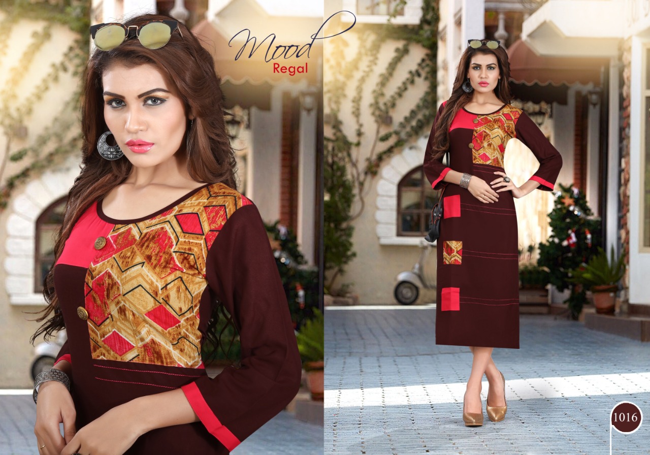 Casino By Sb Trendz 1009 To 1016 Series Beautiful Colorful Stylish Fancy Casual Wear & Ethnic Wear & Ready To Wear Heavy Rayon Kurtis At Wholesale Price