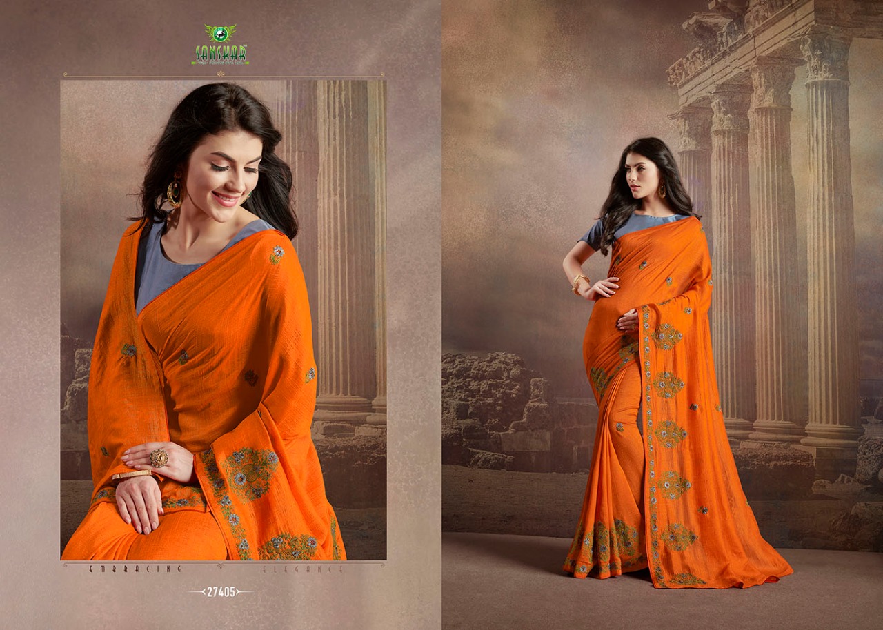 Check Mate By Sanskar Tex Print 27401 To 27412 Series Indian Traditional Wear Collection Beautiful Stylish Fancy Colorful Party Wear & Occasional Wear Satin Chiffon Sarees At Wholesale Price