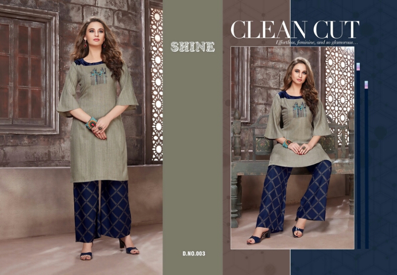 Classy By Shine 001 To 008 Series Beautiful Colorful Stylish Fancy Casual Wear & Ethnic Wear & Ready To Wear  Rayon Kurtis At Wholesale Price