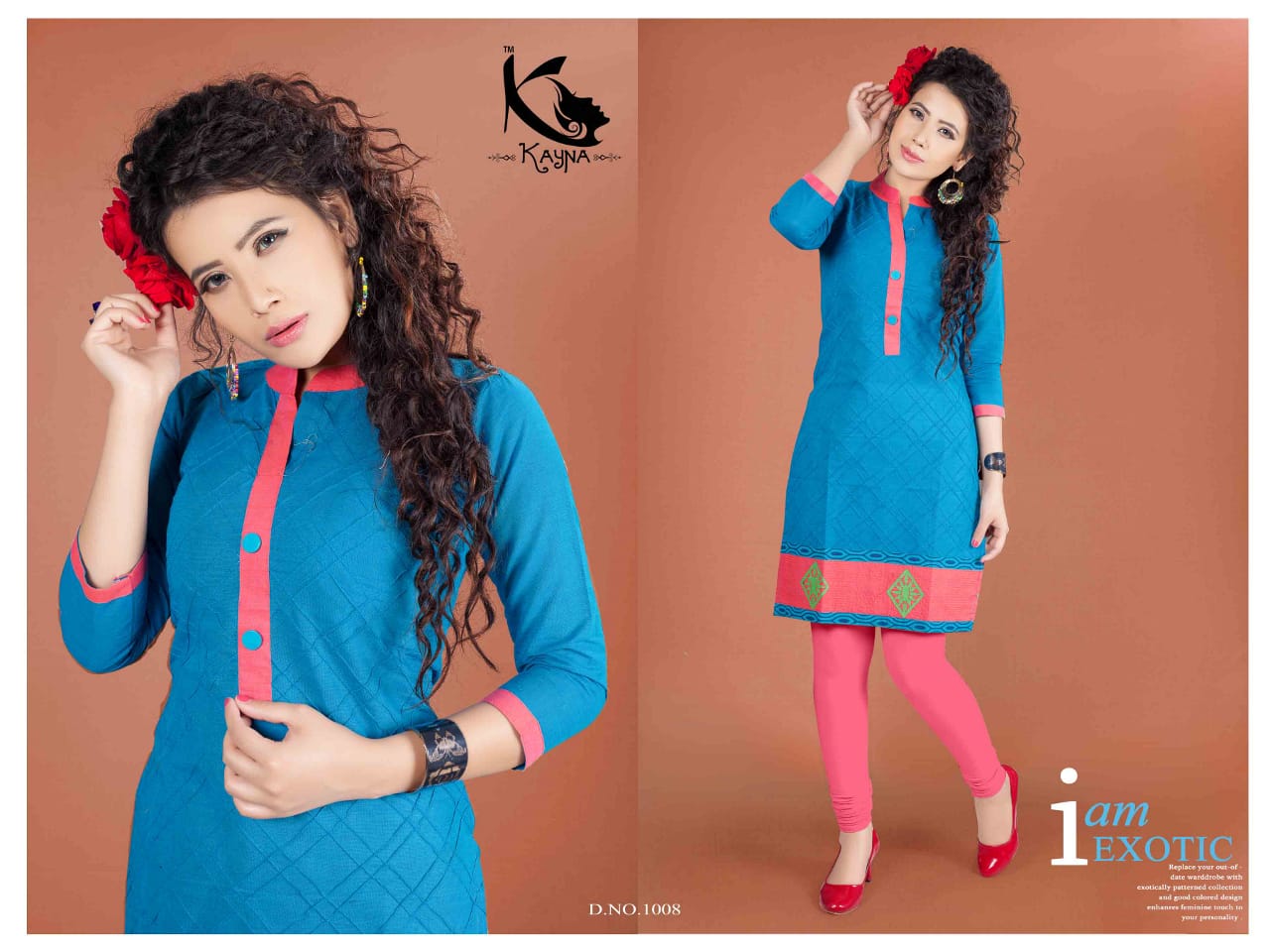 Coconut By Kayna 1001 To 1010 Series Beautiful Stylish Colorful Fancy Party Wear & Ethnic Wear & Ready To Wear Pure Cotton Slub Kurtis At Wholesale Price