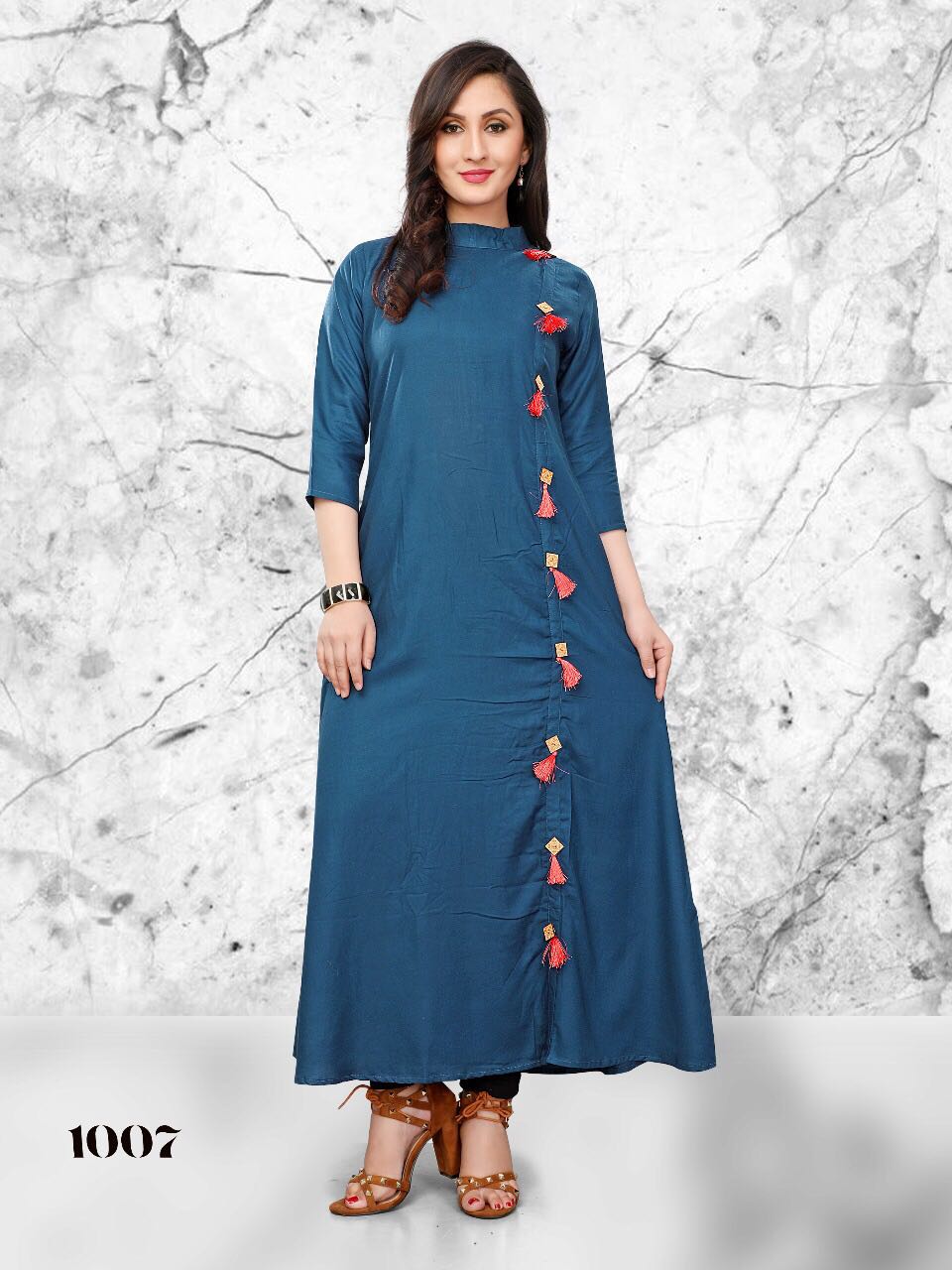 Colors Vol-2 By Jugnii 1001 To 1008 Series Designer Stylish Fancy Colorful Beautiful Party Wear & Ethnic Wear Collection Viscose Rayon Kurtis At Wholesale Price