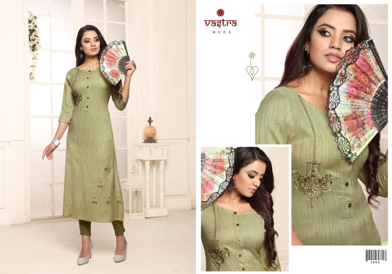Coral By Vastra Moda 1001 To 1008 Series Beautiful Designer Colorful Stylish Fancy Casual Wear & Ethnic Wear & Ready To Wear Premium Lining Rayon Kurtis At Wholesale Price