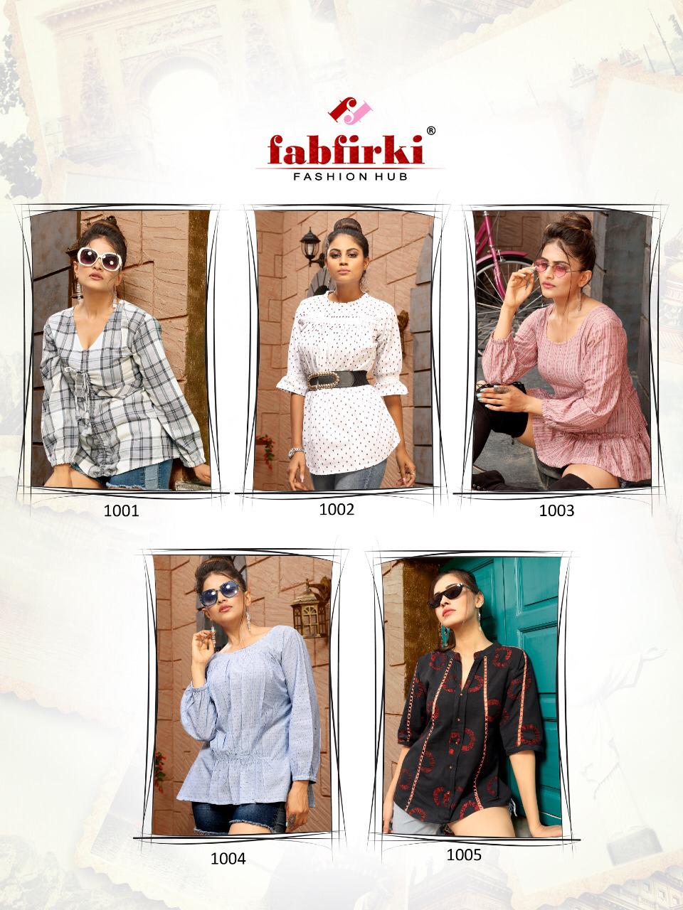 Cotton Berry By Fabfirki 1001 To 1005 Series Designer Beautiful Stylish Colorful Fancy Ready To Wear & Casual Wear & Ethnic Wear Arayon & Cotton Tops At Wholesale Price