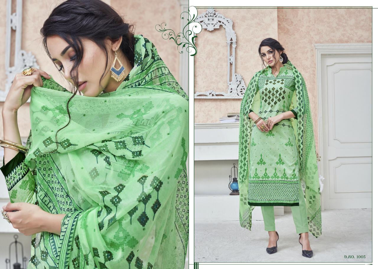 Cotton Candy Vol-1 By Chandra Fashion 1001 To 1008 Series Designer Suits Collection Beautiful Stylish Fancy Colorful Party Wear & Occasional Wear Cambric Cotton Printed Dresses At Wholesale Price