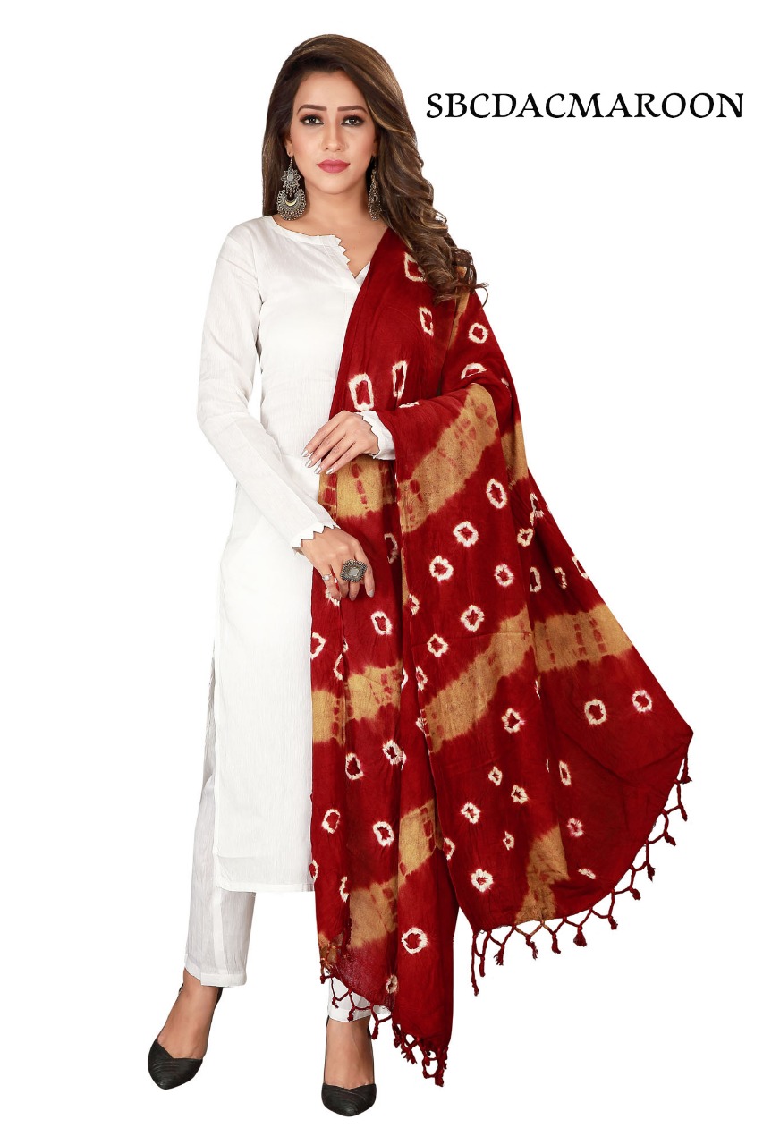 Cotton Dupatta By Fashid Wholesale  Designer Suits Beautiful Stylish Fancy Colorful Party Wear & Ethnic Wear Cotton Printed Dupatta  At Wholesale Price