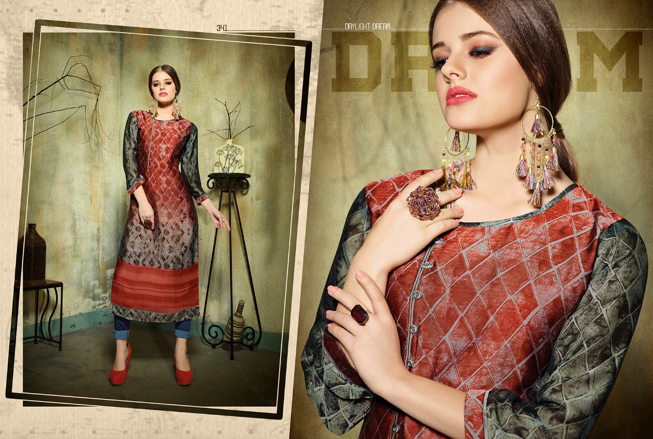 Dark Fantasy Vol-5 By Kajree Fashion 341 To 352 Series Designer Beautiful Stylish Fancy Colorful Party Wear & Ethnic Wear & Ready To Wear Rangoli Georgette Printed Kurtis At Wholesale Price