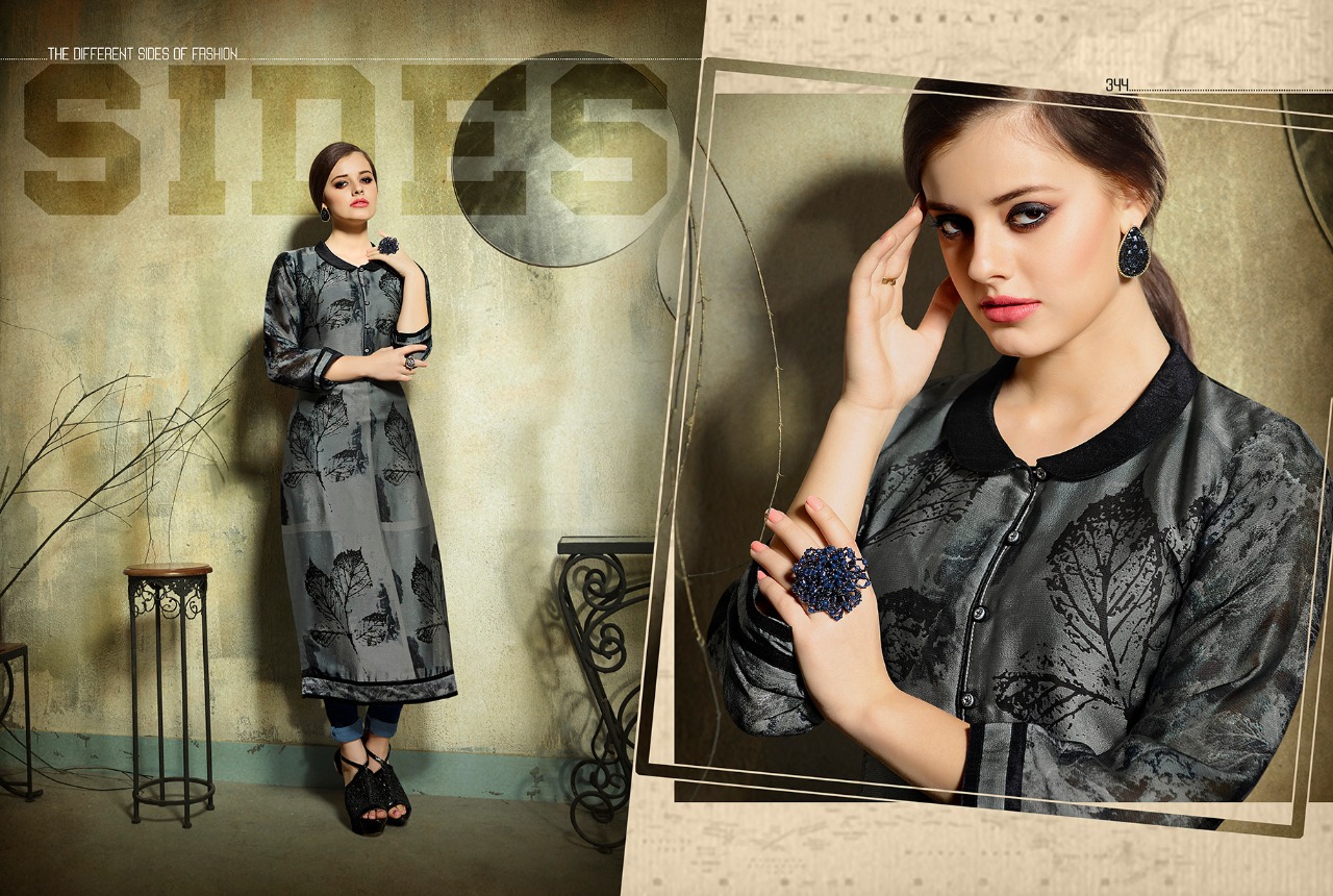 Dark Fantasy Vol-5 By Kajree Fashion 341 To 352 Series Designer Beautiful Stylish Fancy Colorful Party Wear & Ethnic Wear & Ready To Wear Rangoli Georgette Printed Kurtis At Wholesale Price