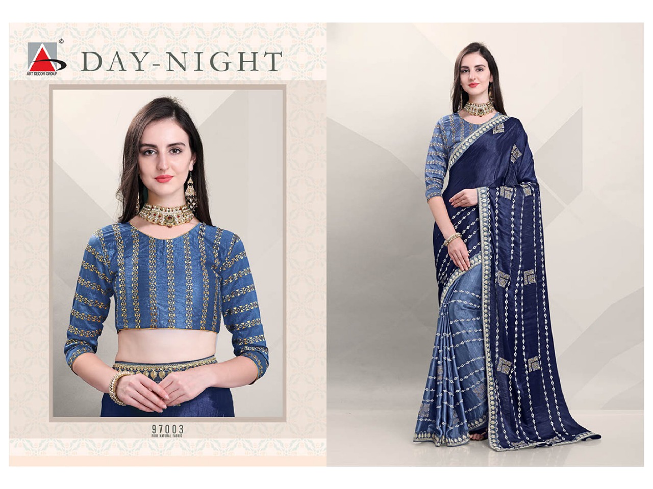 Day Night By Fashid Wholesale 97001 To 97012 Series Indian Traditional Wear Collection Beautiful Stylish Fancy Colorful Party Wear & Occasional Wear Pure Natural Fabric Sarees At Wholesale Price