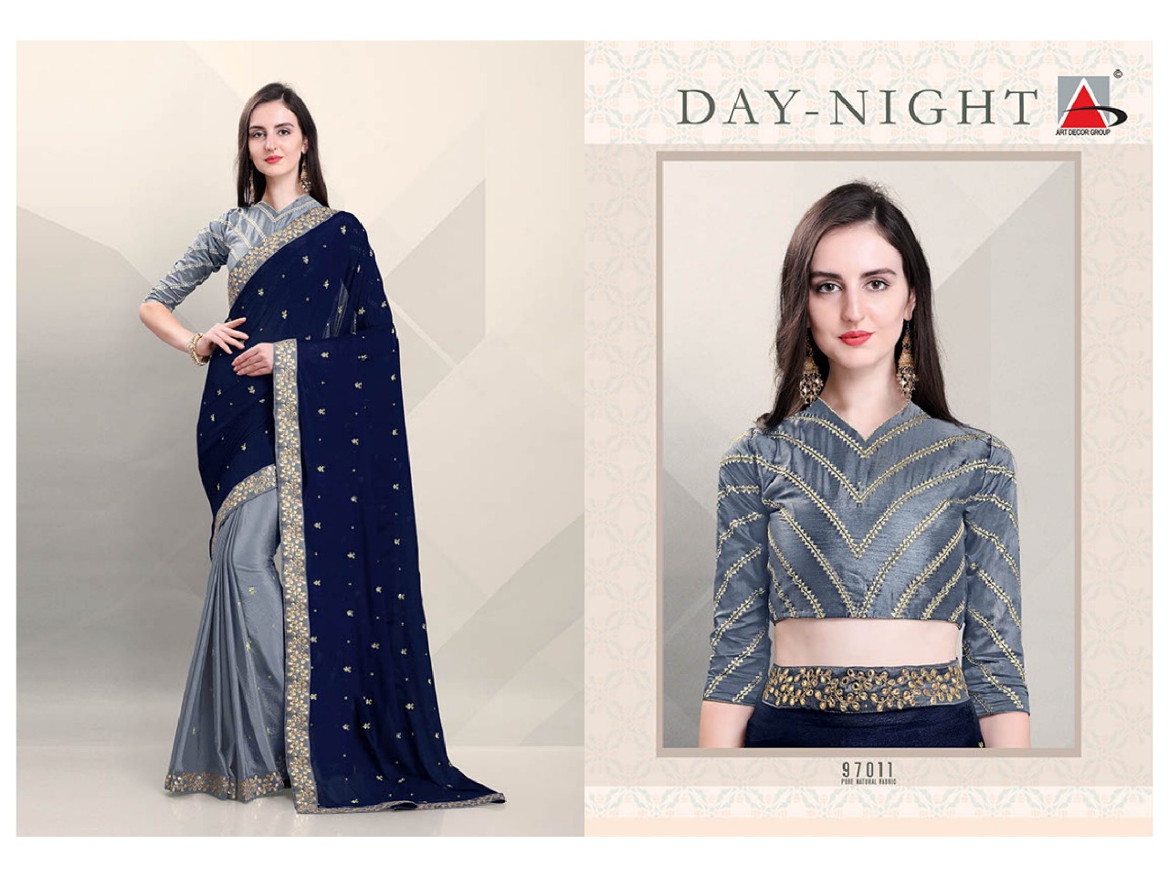 Day Night By Fashid Wholesale 97001 To 97012 Series Indian Traditional Wear Collection Beautiful Stylish Fancy Colorful Party Wear & Occasional Wear Pure Natural Fabric Sarees At Wholesale Price