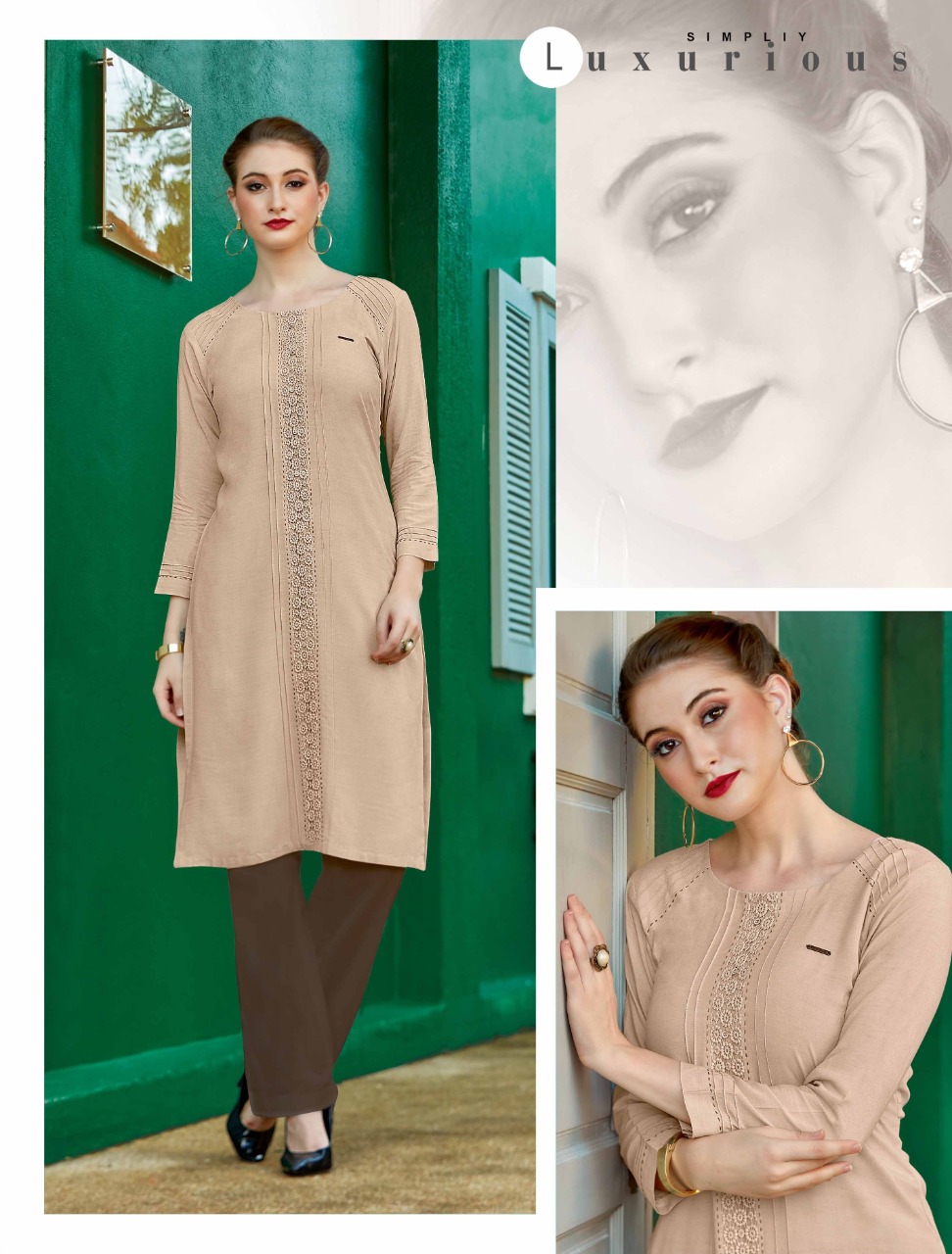 Desire By Lymi Original 2501 To 2508 Series Beautiful Stylish Fancy Colorful Casual Wear & Ethnic Wear & Ready To Wear Rayon Flex Kurtis At Wholesale Price