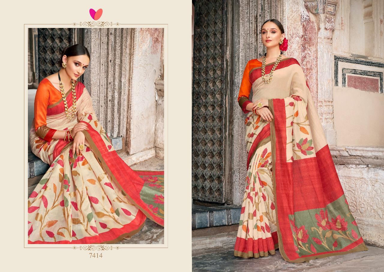 Devnaagri By Mintorasi 7401 To 7416 Series Indian Traditional Wear Collection Beautiful Stylish Fancy Colorful Party Wear & Occasional Wear Shine Silk Sarees At Wholesale Price