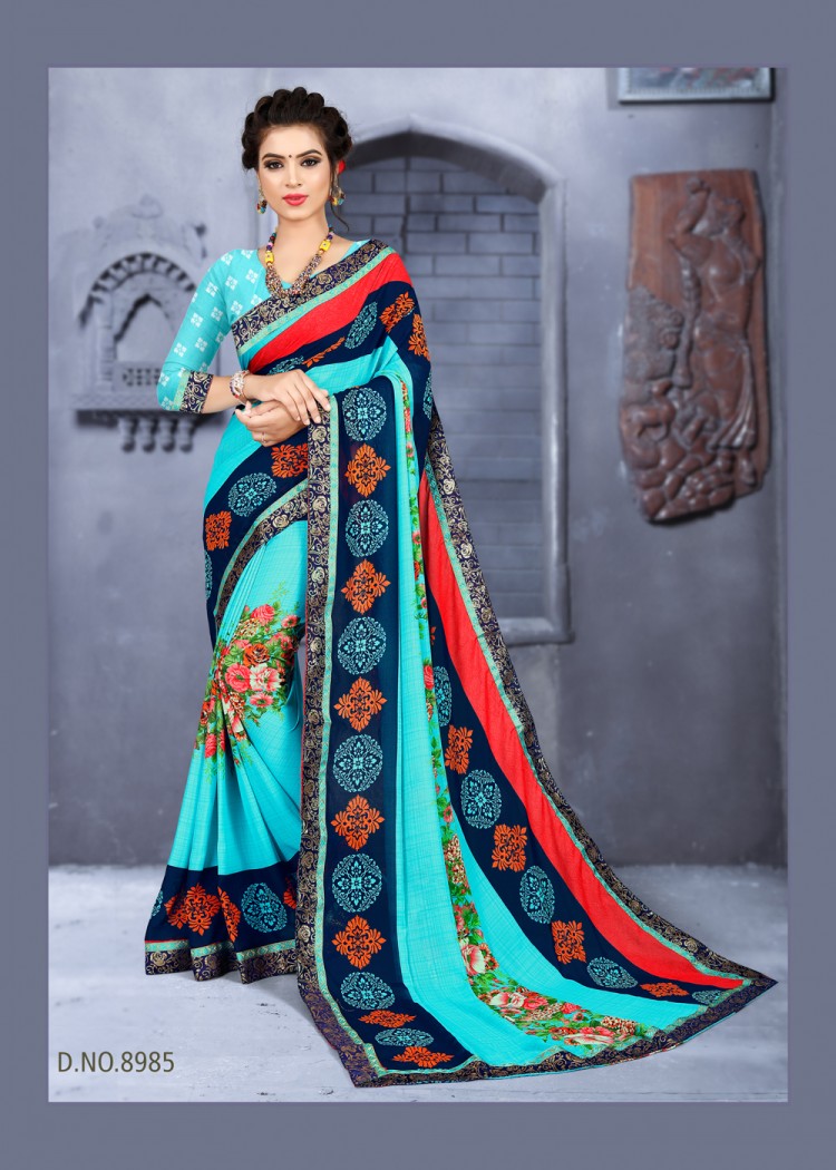 Dil Nashee Vol-13 By Kodas 8977 To 8988 Series Indian Traditional Wear Collection Beautiful Stylish Fancy Colorful Party Wear & Occasional Wear Rennial Printed Sarees At Wholesale Price