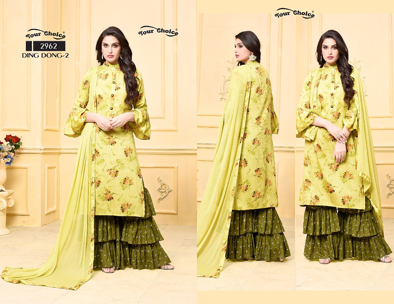 Ding Dong Vol-2 By Your Choice 2962 To 2965 Series Designer Beautiful Stylish Fancy Colorful Party Wear & Occasional Wear Jam Silk Cotton Printed Dresses At Wholesale Price