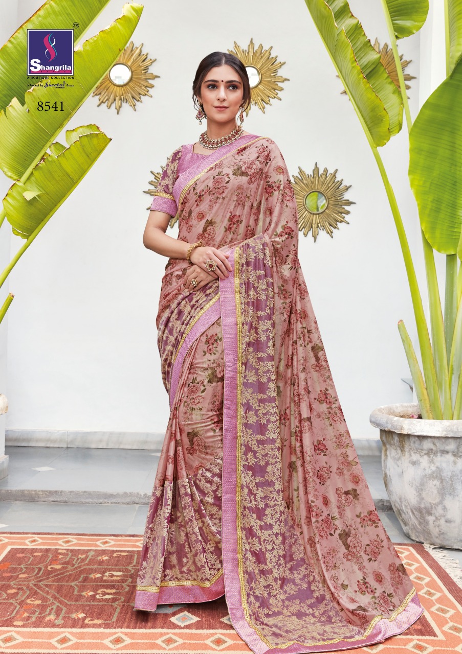 Discovery Vol-2 By Shangrila 8541 To 8552 Series Indian Traditional Wear Collection Beautiful Stylish Fancy Colorful Party Wear & Occasional Wear Rich Digital Soft Worked Sarees At Wholesale Price
