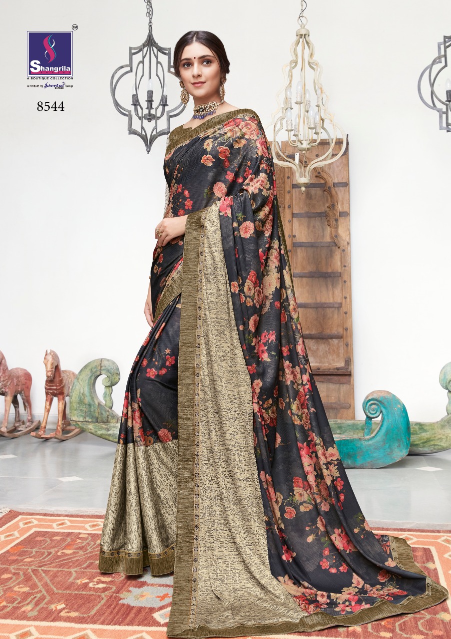Discovery Vol-2 By Shangrila 8541 To 8552 Series Indian Traditional Wear Collection Beautiful Stylish Fancy Colorful Party Wear & Occasional Wear Rich Digital Soft Worked Sarees At Wholesale Price