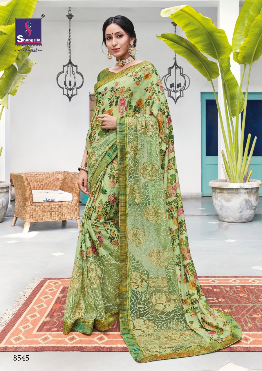 Discovery Vol-2 By Shangrila 8541 To 8552 Series Indian Traditional Wear Collection Beautiful Stylish Fancy Colorful Party Wear & Occasional Wear Rich Digital Soft Worked Sarees At Wholesale Price