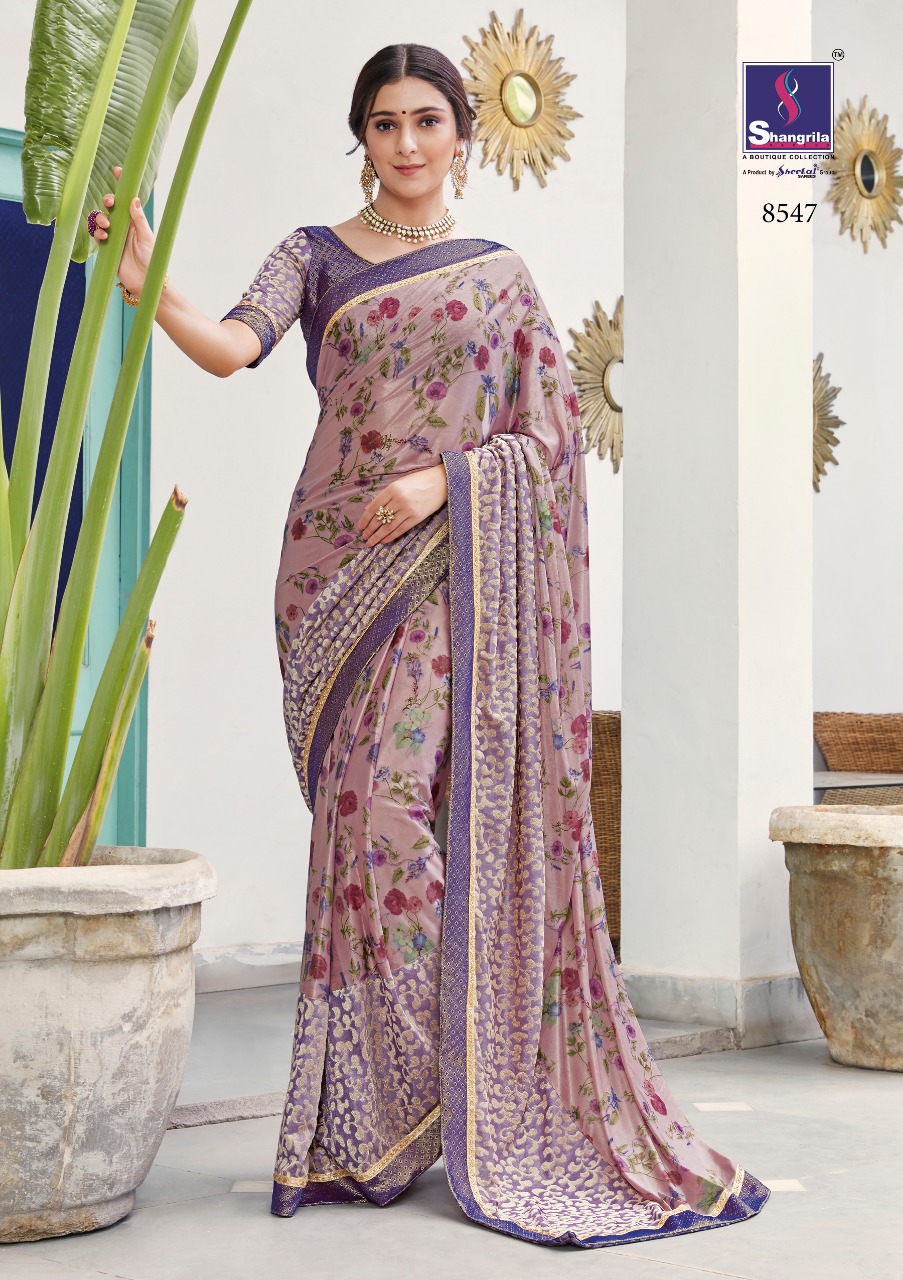 Discovery Vol-2 By Shangrila 8541 To 8552 Series Indian Traditional Wear Collection Beautiful Stylish Fancy Colorful Party Wear & Occasional Wear Rich Digital Soft Worked Sarees At Wholesale Price