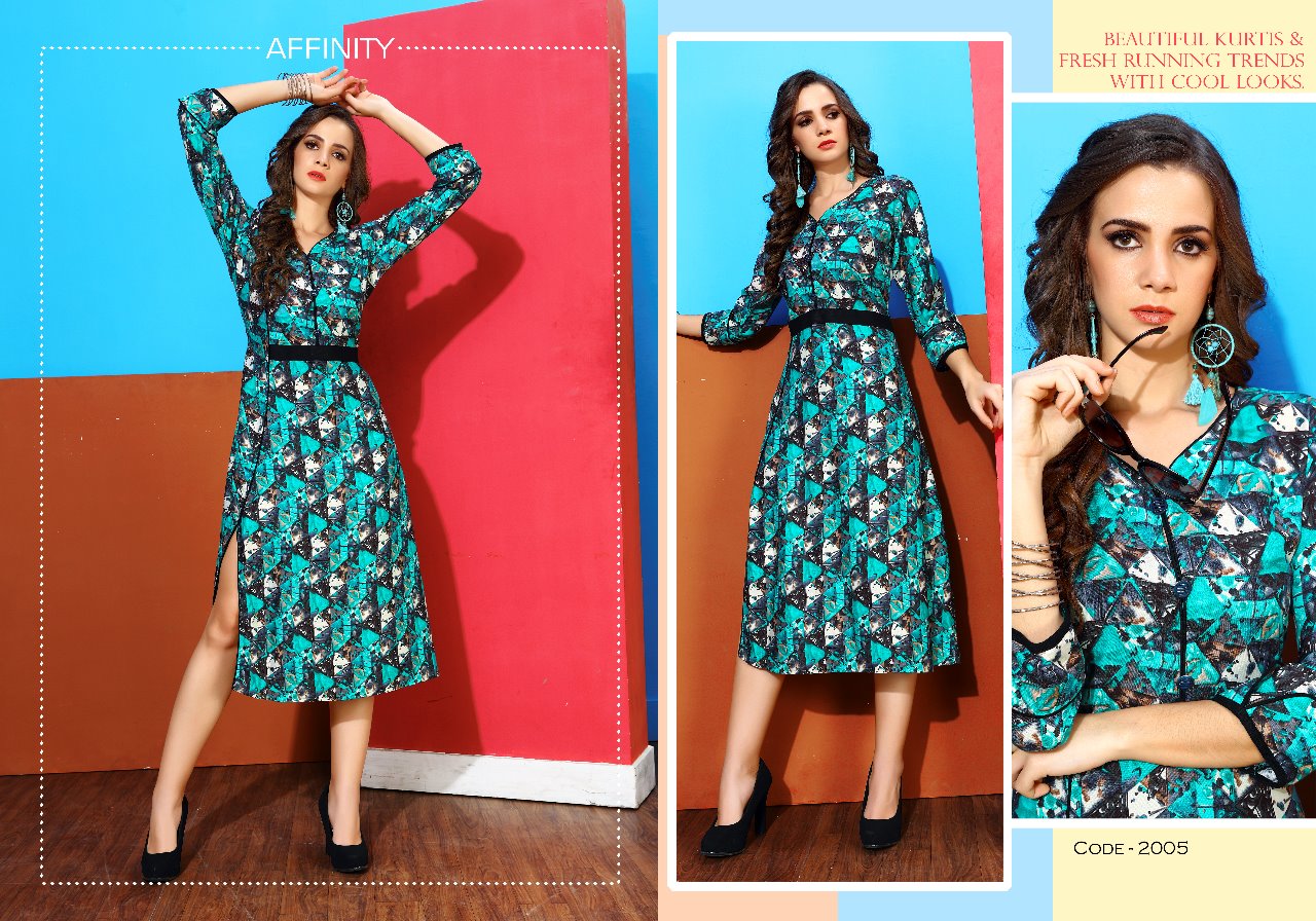 Diva Vol-2 By Poorvi Designer 2001 To 2006 Series Beautiful Colorful Stylish Fancy Casual Wear & Ethnic Wear & Ready To Wear Printed Kurtis At Wholesale Price