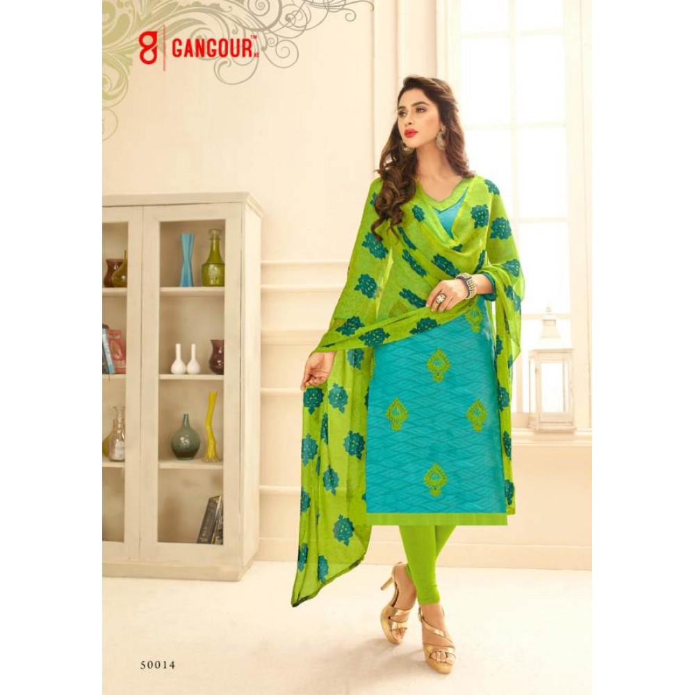 Divyanshi Vol-1 By Gangour 50001 To 50014 Series Beautiful Patiyala Suits Stylish Fancy Colorful Casual Wear & Ethnic Wear Collection Lakda Jacquard Printed Dresses At Wholesale Price