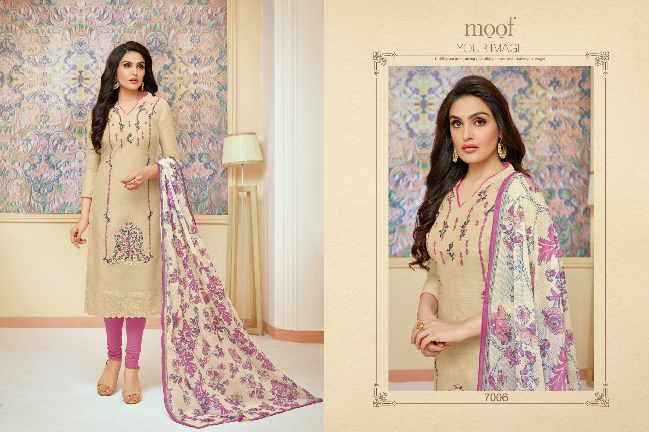 Elissa Vol-4 By Moof Fashion 7002 To 7007 Series Beautiful Suits Stylish Fancy Colorful Casual Wear & Ethnic Wear Heavy Modal Silk Dresses At Wholesale Price