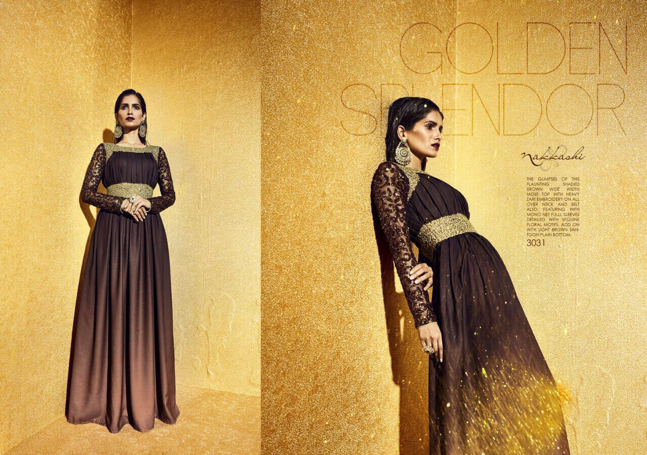 Nakkashi Hit Collection Vol-2 By Nakkashi Designer Wedding Collection Suits Beautiful Stylish Fancy Colorful Party Wear & Occasional Wear Satin/ Silk Dresses At Wholesale Price