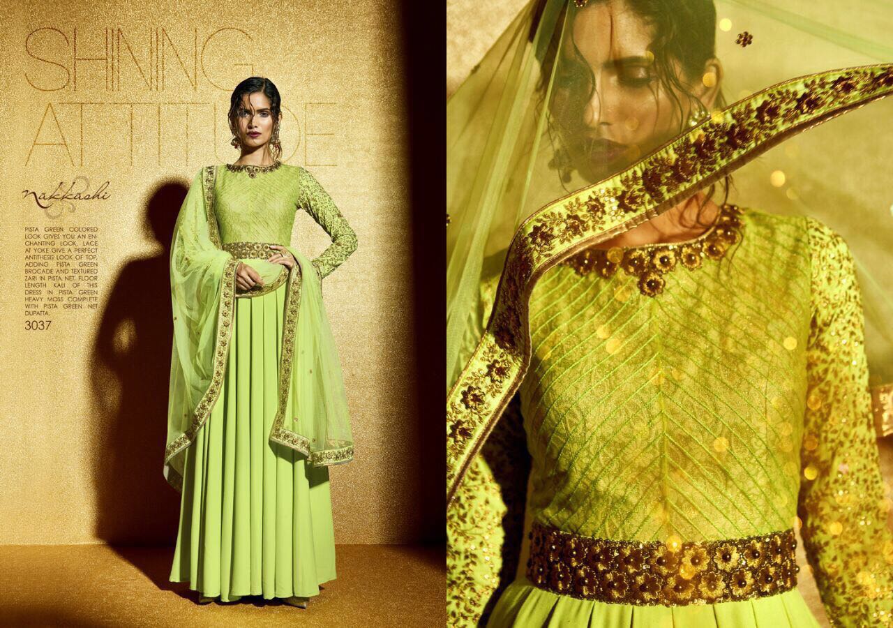 Nakkashi Hit Collection Vol-2 By Nakkashi Designer Wedding Collection Suits Beautiful Stylish Fancy Colorful Party Wear & Occasional Wear Satin/ Silk Dresses At Wholesale Price
