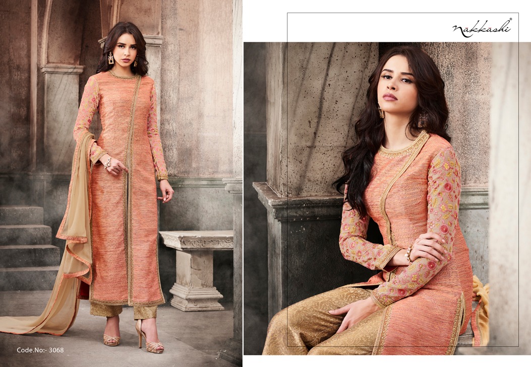 Nakashi Hit Collection By Nakkashi Designer Pakistani Suits Collection Stylish Beautiful Embroidered Colorful Party Wear & Occasional Wear Silk Dresses At Wholesale Price
