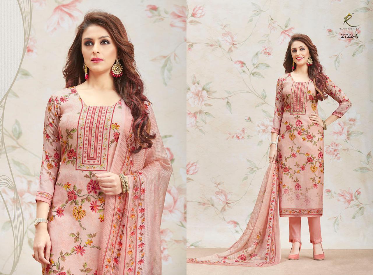 Ethnic Aandaaz By Rakhi Fashion 2721-a To 2724-b Series Indian Traditional Wear Collection Beautiful Stylish Fancy Colorful Party Wear & Occasional Wear Pure Viscose Modal Digital Sarvosky Dresses At Wholesale Price