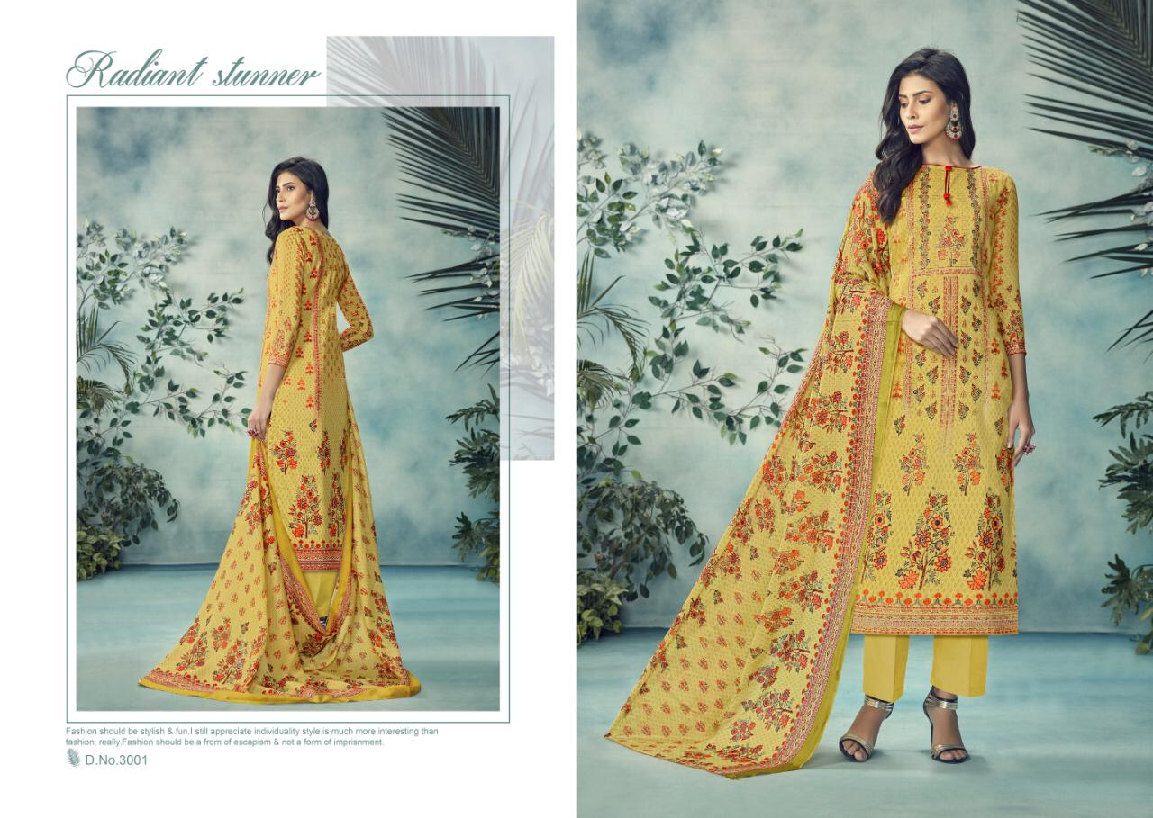 Farzana By Levisha 3001 To 3010 Series Designer Suits Beautiful Stylish Fancy Colorful Party Wear & Ethnic Wear Pure Super Cotton Printed Dresses At Wholesale Price