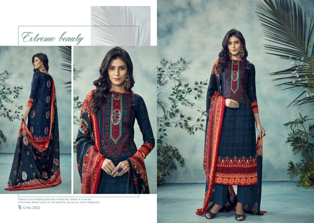 Farzana By Levisha 3001 To 3010 Series Designer Suits Beautiful Stylish Fancy Colorful Party Wear & Ethnic Wear Pure Super Cotton Printed Dresses At Wholesale Price