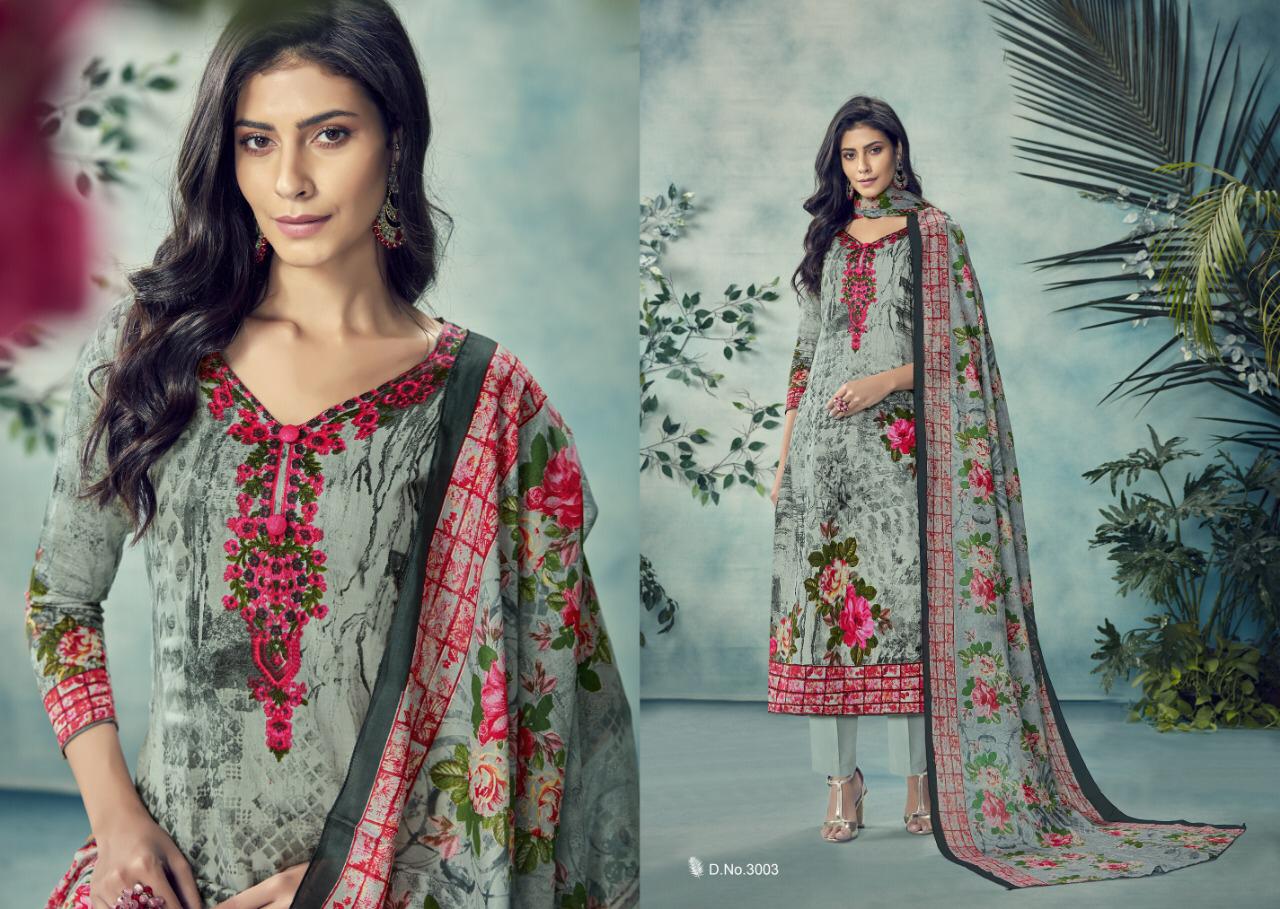 Farzana By Levisha 3001 To 3010 Series Designer Suits Beautiful Stylish Fancy Colorful Party Wear & Ethnic Wear Pure Super Cotton Printed Dresses At Wholesale Price