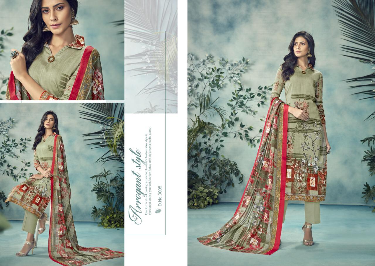 Farzana By Levisha 3001 To 3010 Series Designer Suits Beautiful Stylish Fancy Colorful Party Wear & Ethnic Wear Pure Super Cotton Printed Dresses At Wholesale Price
