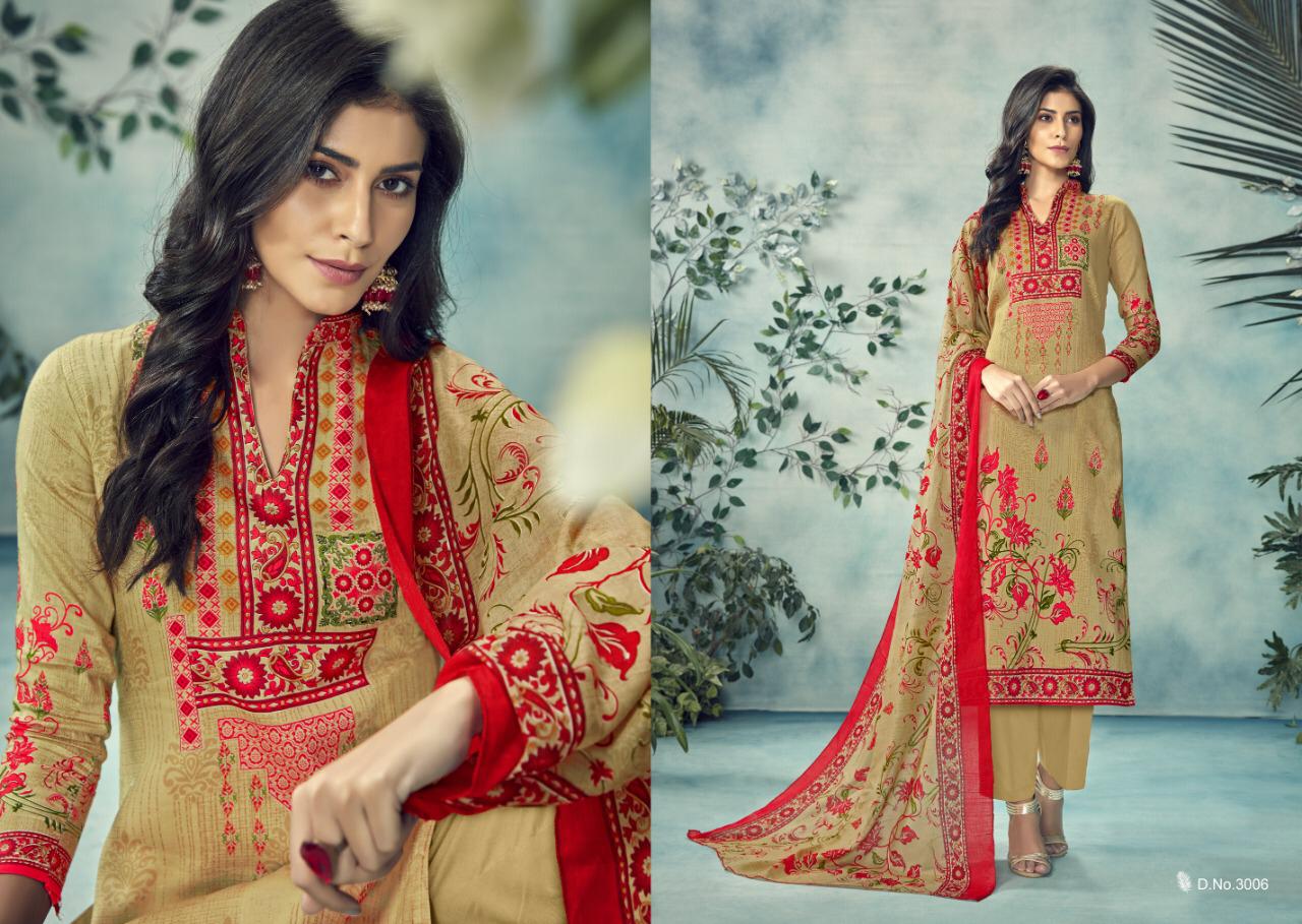Farzana By Levisha 3001 To 3010 Series Designer Suits Beautiful Stylish Fancy Colorful Party Wear & Ethnic Wear Pure Super Cotton Printed Dresses At Wholesale Price