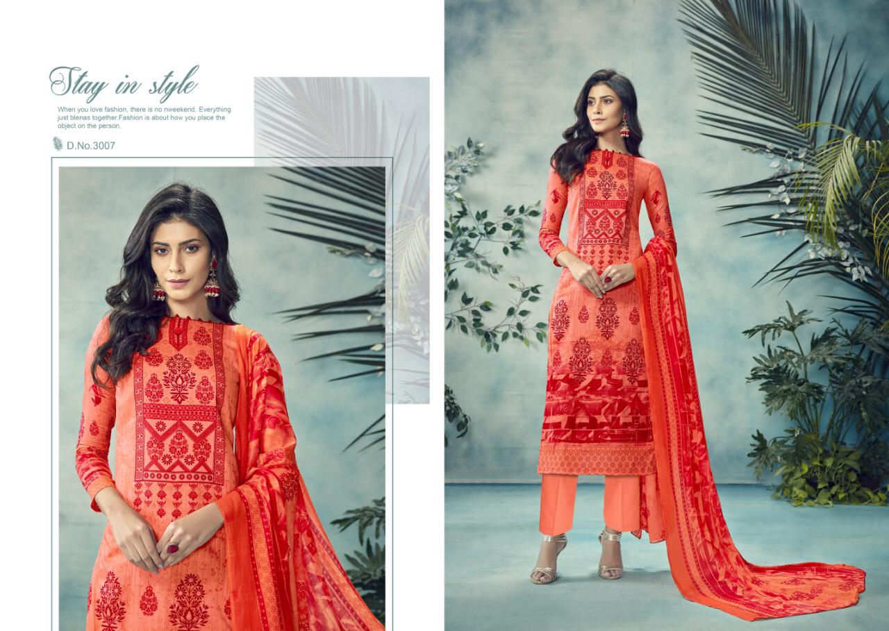 Farzana By Levisha 3001 To 3010 Series Designer Suits Beautiful Stylish Fancy Colorful Party Wear & Ethnic Wear Pure Super Cotton Printed Dresses At Wholesale Price