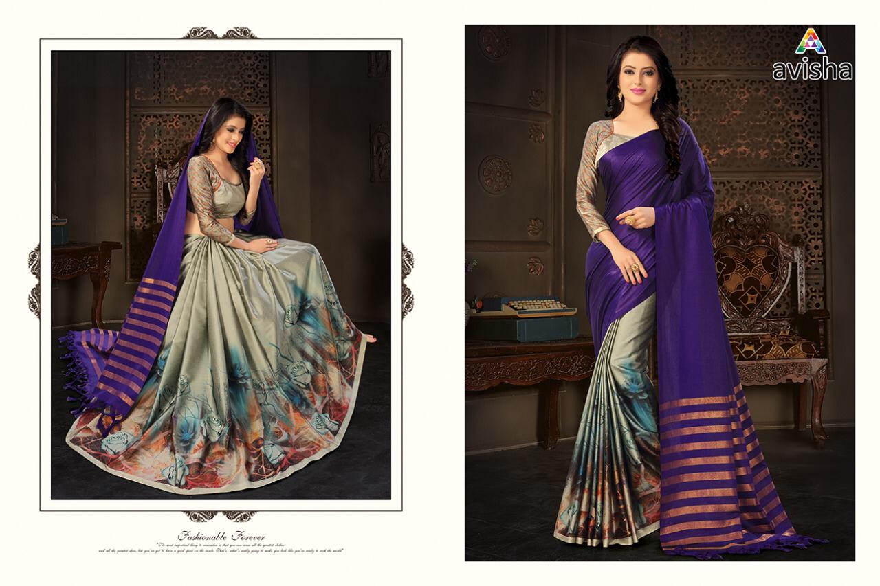 Fashion By Avisha 01 To 04 Series Indian Beautiful Traditional Wear Collection Colorful Stylish Fancy Party Wear & Occasional Wear Handloom Cotton Soft Silk With Digital Printed Sarees At Wholesale Price