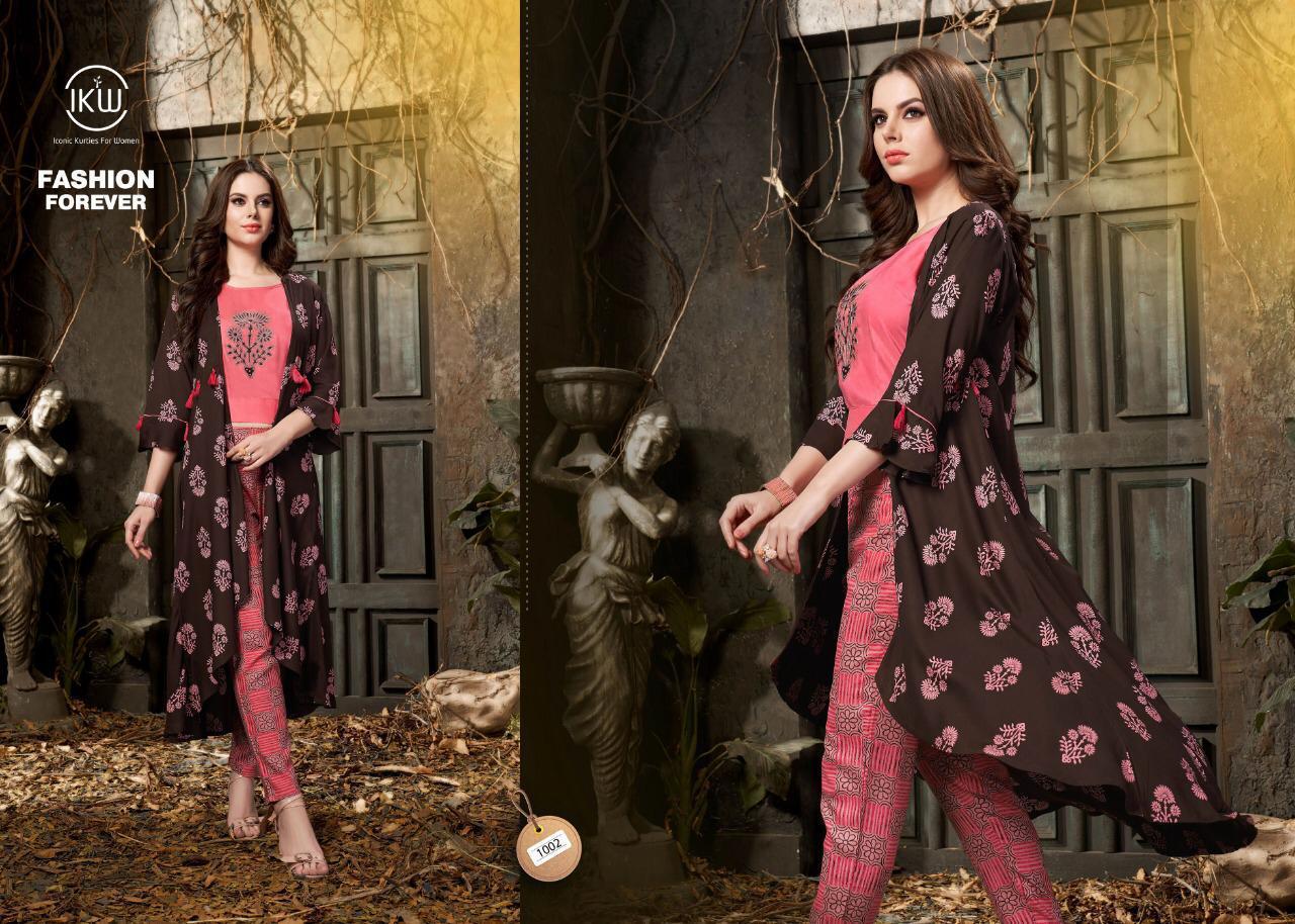 Fashion Forever Vol-1 By Ikw Designs  Style 1001 To 1006 Series Beautiful Collection Suits Stylish Fancy Colorful Casual Wear & Ethnic Wear Premium Cloth Kurtis At Wholesale Price