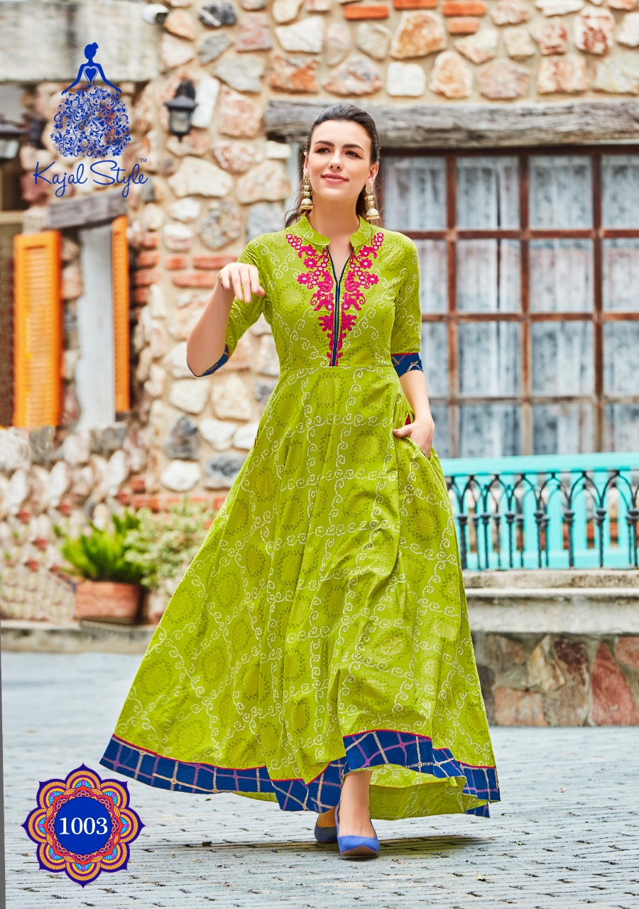 Fashion Loreal Vol-1 By Kajal Style 1001 To 1012 Series Beautiful Stylish Fancy Colorful Casual Wear & Ethnic Wear Heavy Rayon Printed Kurtis At Wholesale Price