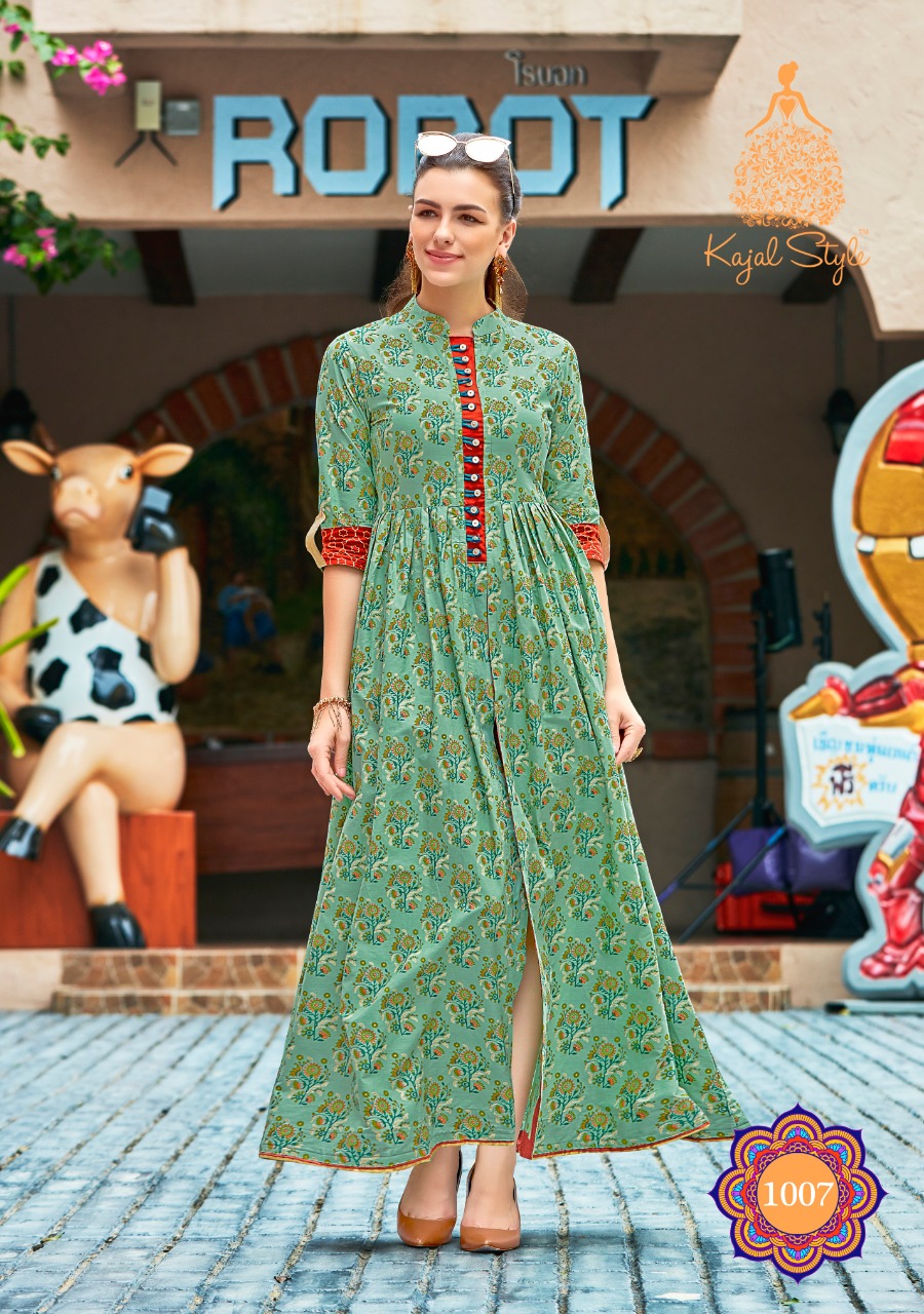 Fashion Loreal Vol-1 By Kajal Style 1001 To 1012 Series Beautiful Stylish Fancy Colorful Casual Wear & Ethnic Wear Heavy Rayon Printed Kurtis At Wholesale Price
