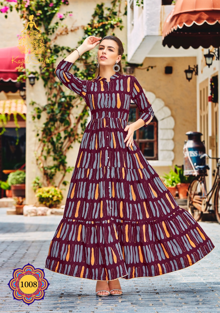 Fashion Loreal Vol-1 By Kajal Style 1001 To 1012 Series Beautiful Stylish Fancy Colorful Casual Wear & Ethnic Wear Heavy Rayon Printed Kurtis At Wholesale Price