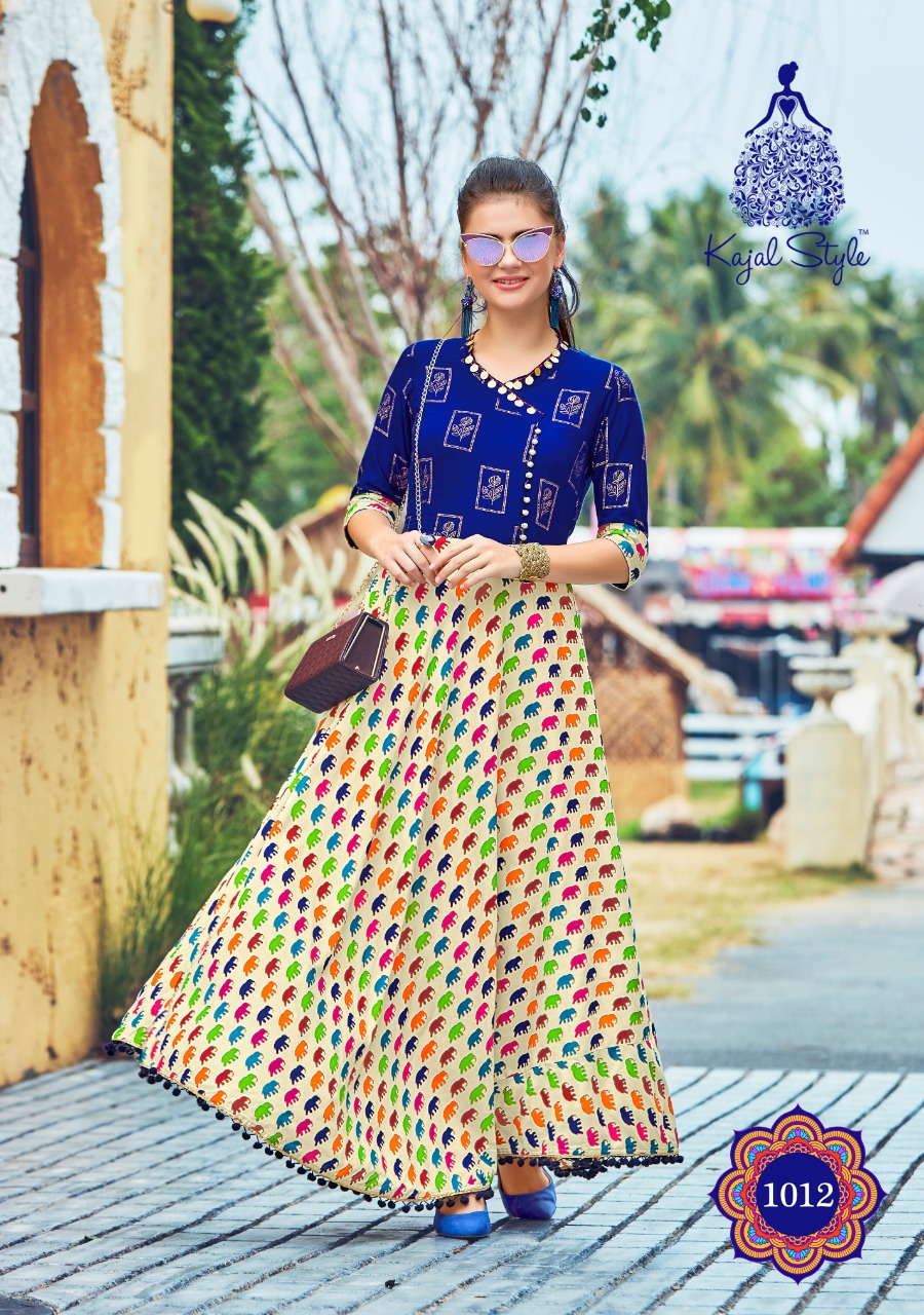 Fashion Loreal Vol-1 By Kajal Style 1001 To 1012 Series Beautiful Stylish Fancy Colorful Casual Wear & Ethnic Wear Heavy Rayon Printed Kurtis At Wholesale Price