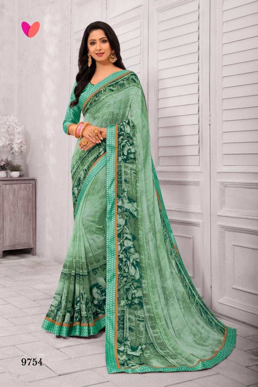 Buy De Marca Green Synthetic Designer K-5116 Saree at Amazon.in