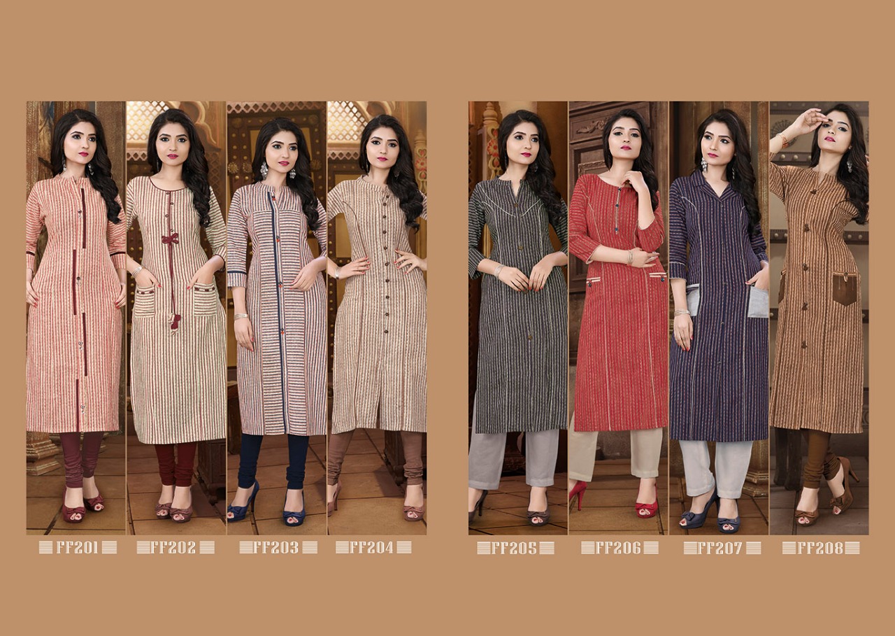 Feel Fresh By Surya Techno Fab 201 To 208 Series Stylish Fancy Colorful Collection Casual Wear & Ethnic Wear South Cotton Printed Kurtis At Wholesale Price