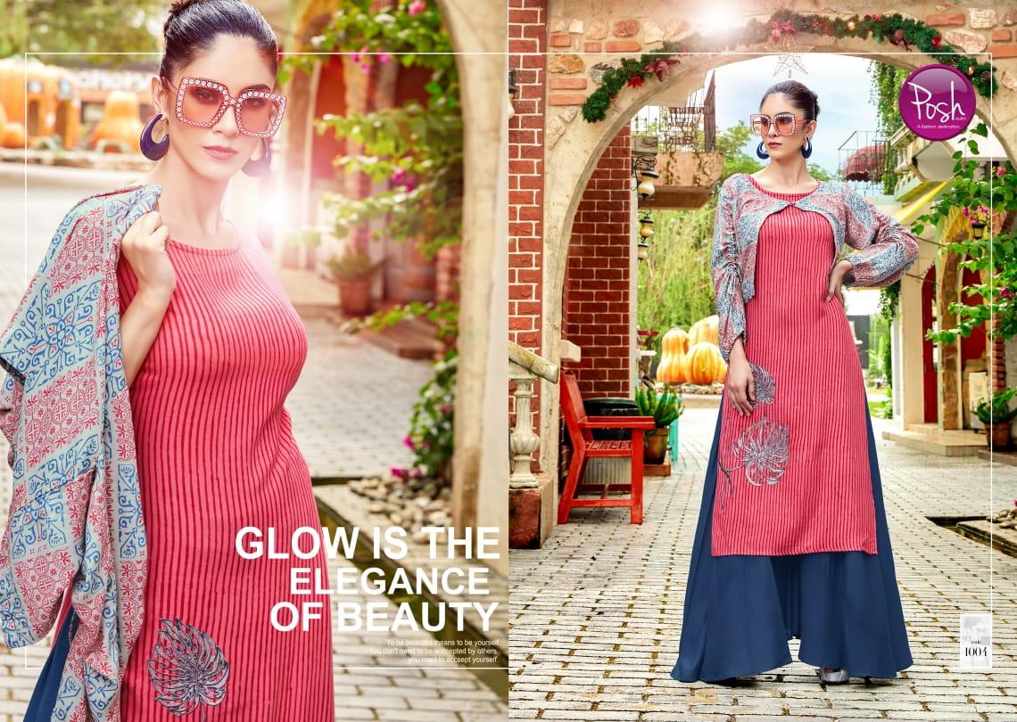 Femina By Posh 1001 To 1005 Series Beautiful Stylish Fancy Colorful Casual Wear & Ethnic Wear & Ready To Wear Fancy Kurtis At Wholesale Price