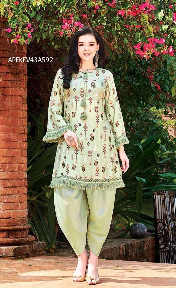 Fiza Vol-43 By Kaamiri 590 To 592 Series Stylish Fancy Beautiful Colorful Casual Wear & Ethnic Wear Premium Cotton Printed Kurtis At Wholesale Price