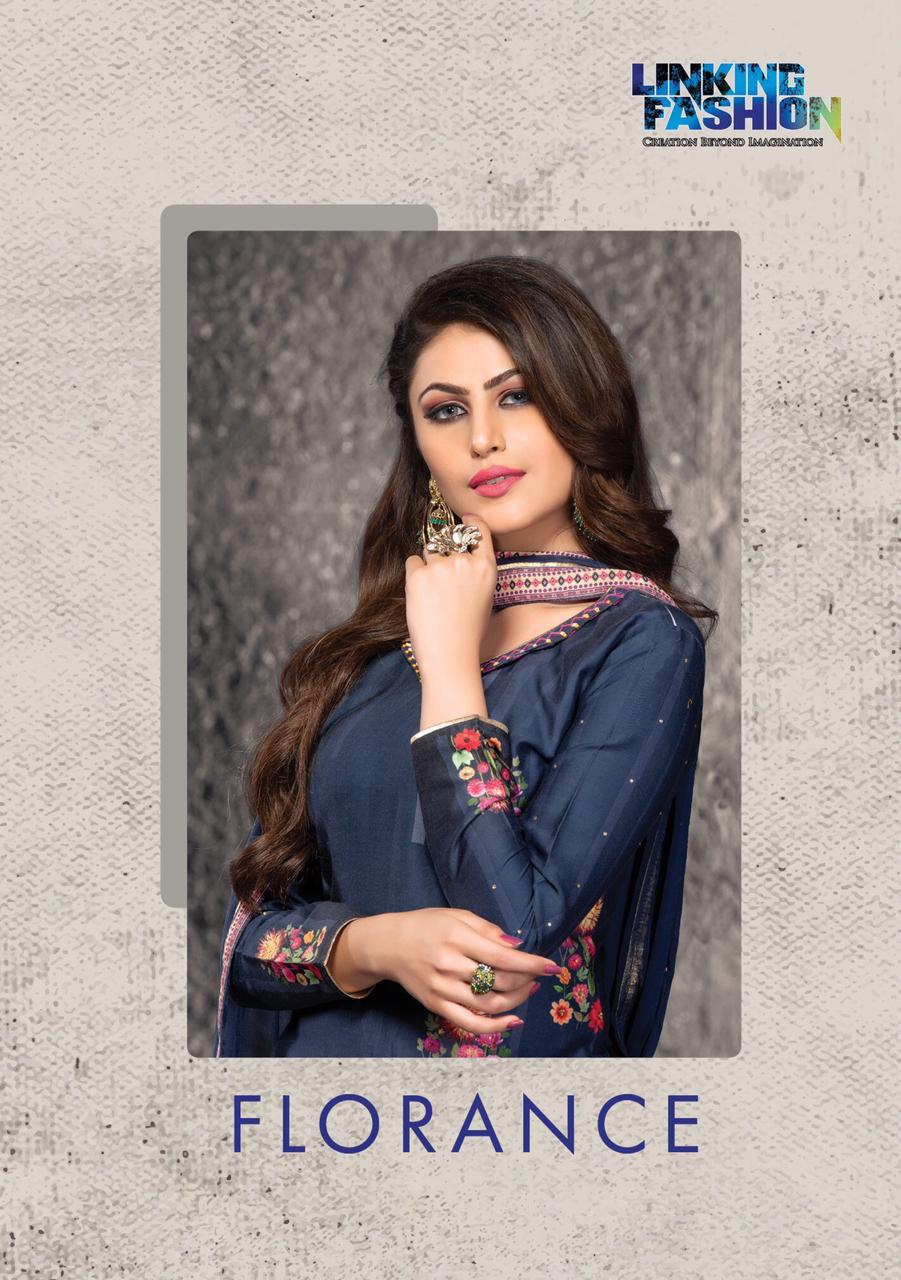 Florance By Linking Fashion 933 To 938 Series Beautiful Patiyala Suits Colorful Stylish Fancy Casual Wear & Ethnic Wear Jam Cotton Digital Printed Dresses At Wholesale Price