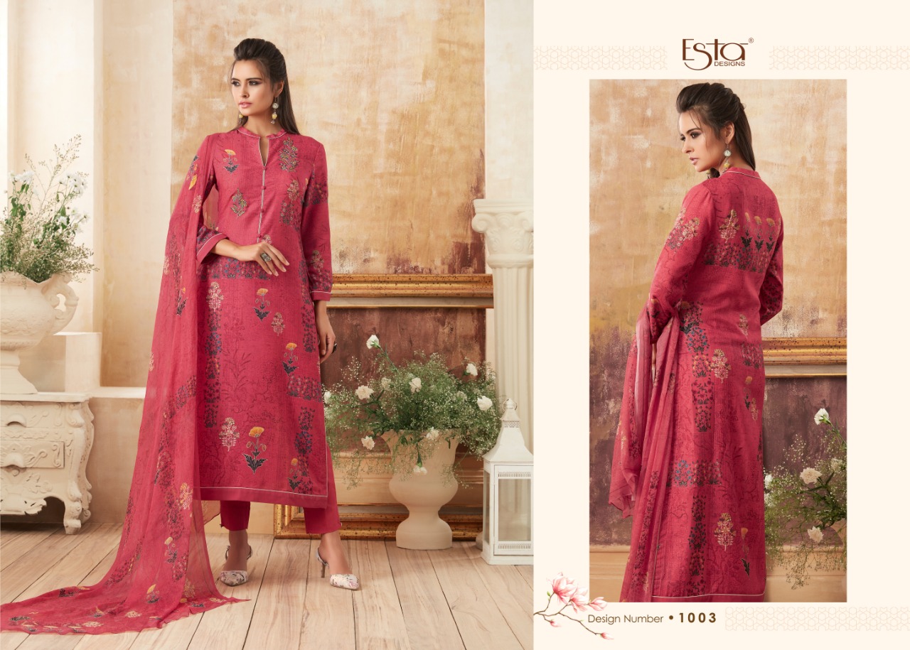 Florence By Esta Designs 1001 To 1012 Series Beautiful Winter Suits Collection Stylish Fancy Colorful Winter Wear & Ethnic Wear Pure Pashmina Embroidered Dresses At Wholesale Price