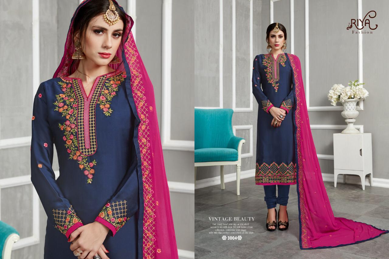 Sale Florida By Riya Fashion 3001 To 3007 Series Designer Sharara Suits Collection Beautiful Stylish Colorful Fancy Party Wear & Occasional Wear Satin Georgette Dresses At Wholesale Price